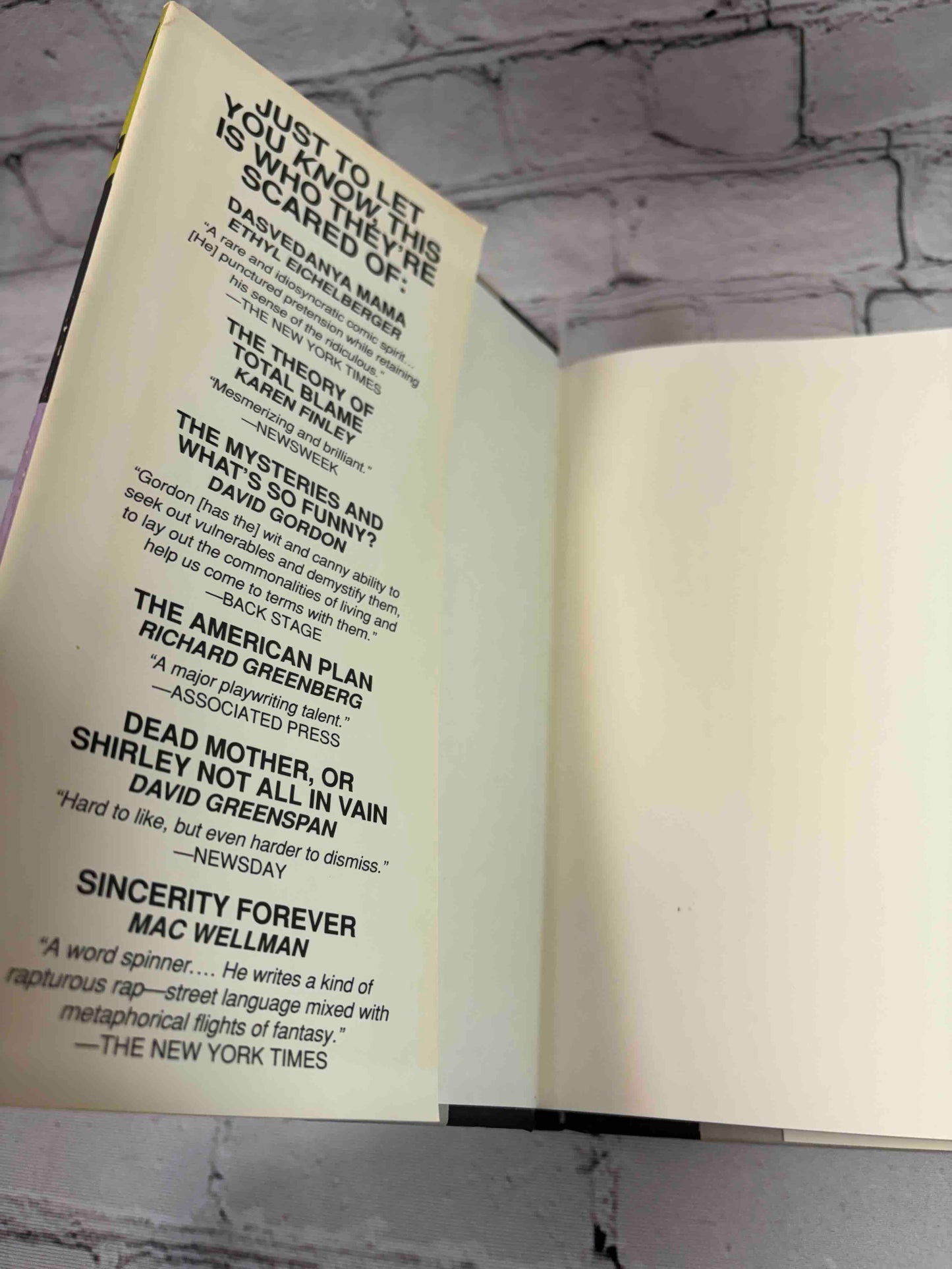 Grove New American Theater: An Anthology