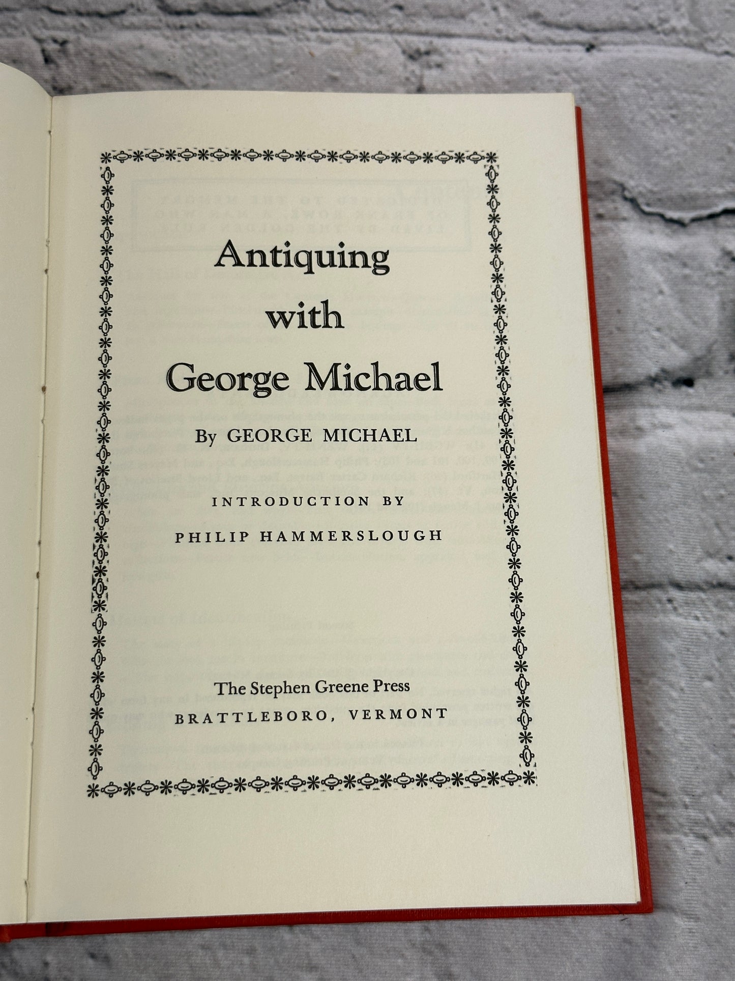 Antiquing With George Michael by George Michael [1967]