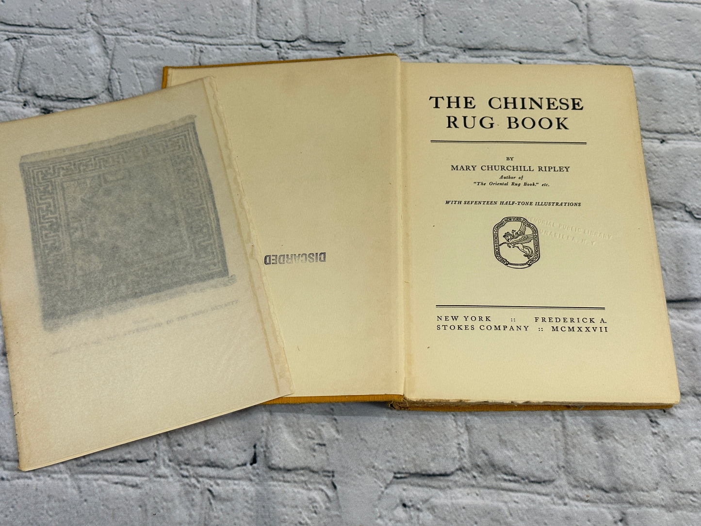 The Chinese Rug Book by Mary Churchill Ripley [1927 · 1st edition]