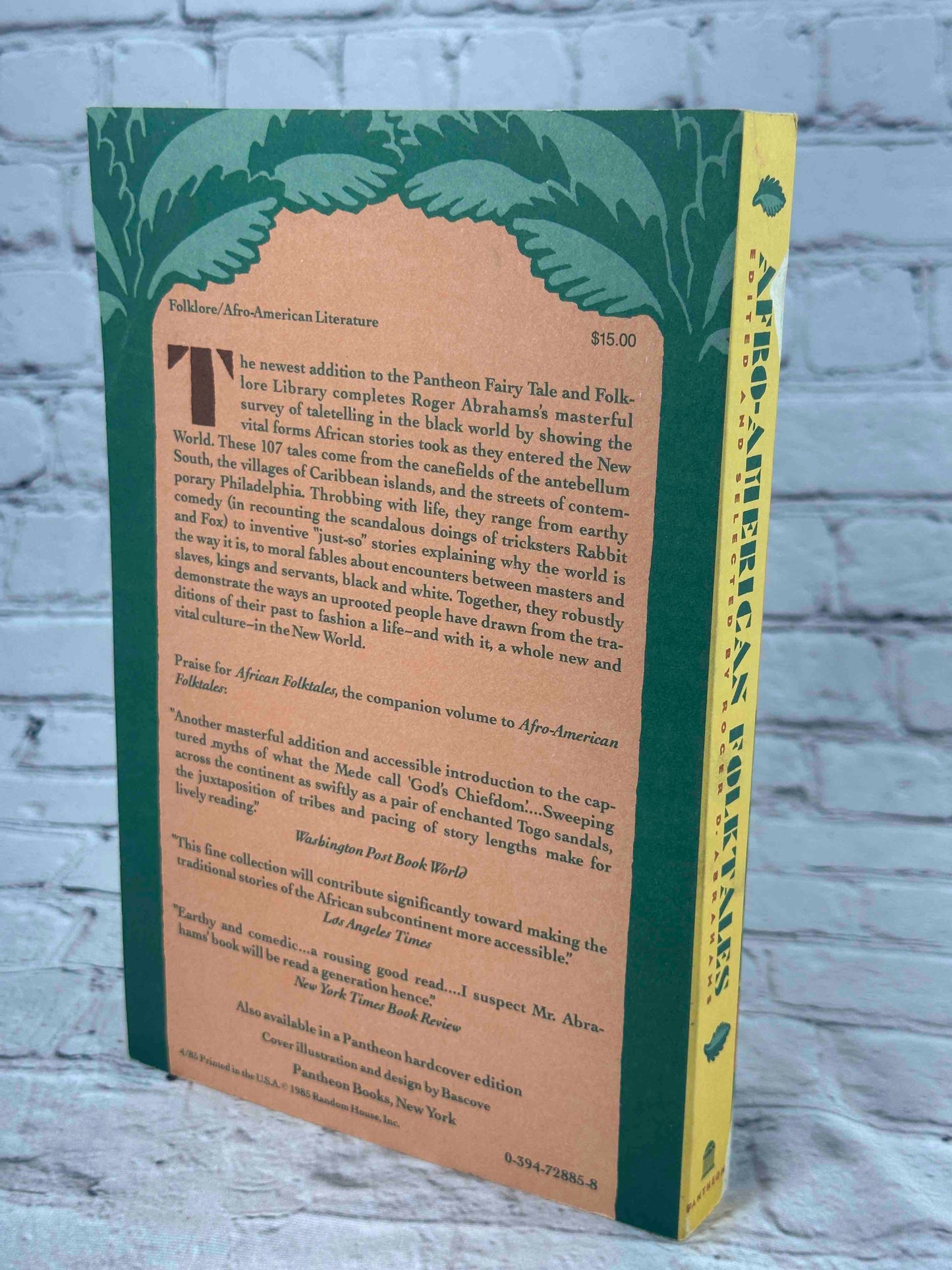 Afro-American Folktales (Pantheon Fairy Tale & Folklore Library)