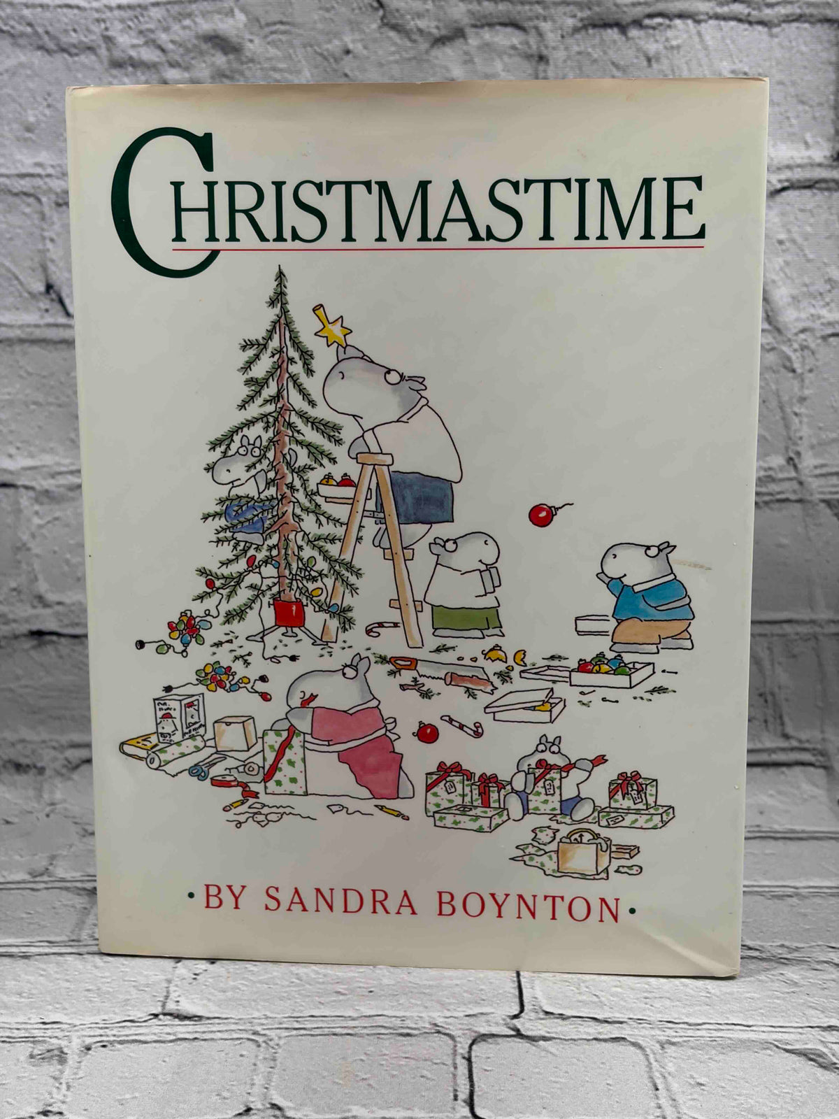Christmastime by Sandra Boynton, 1987 first edition hardcover - front of dust jacket