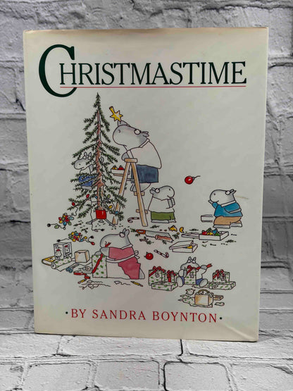 Christmastime by Sandra Boynton, 1987 first edition hardcover - front of dust jacket