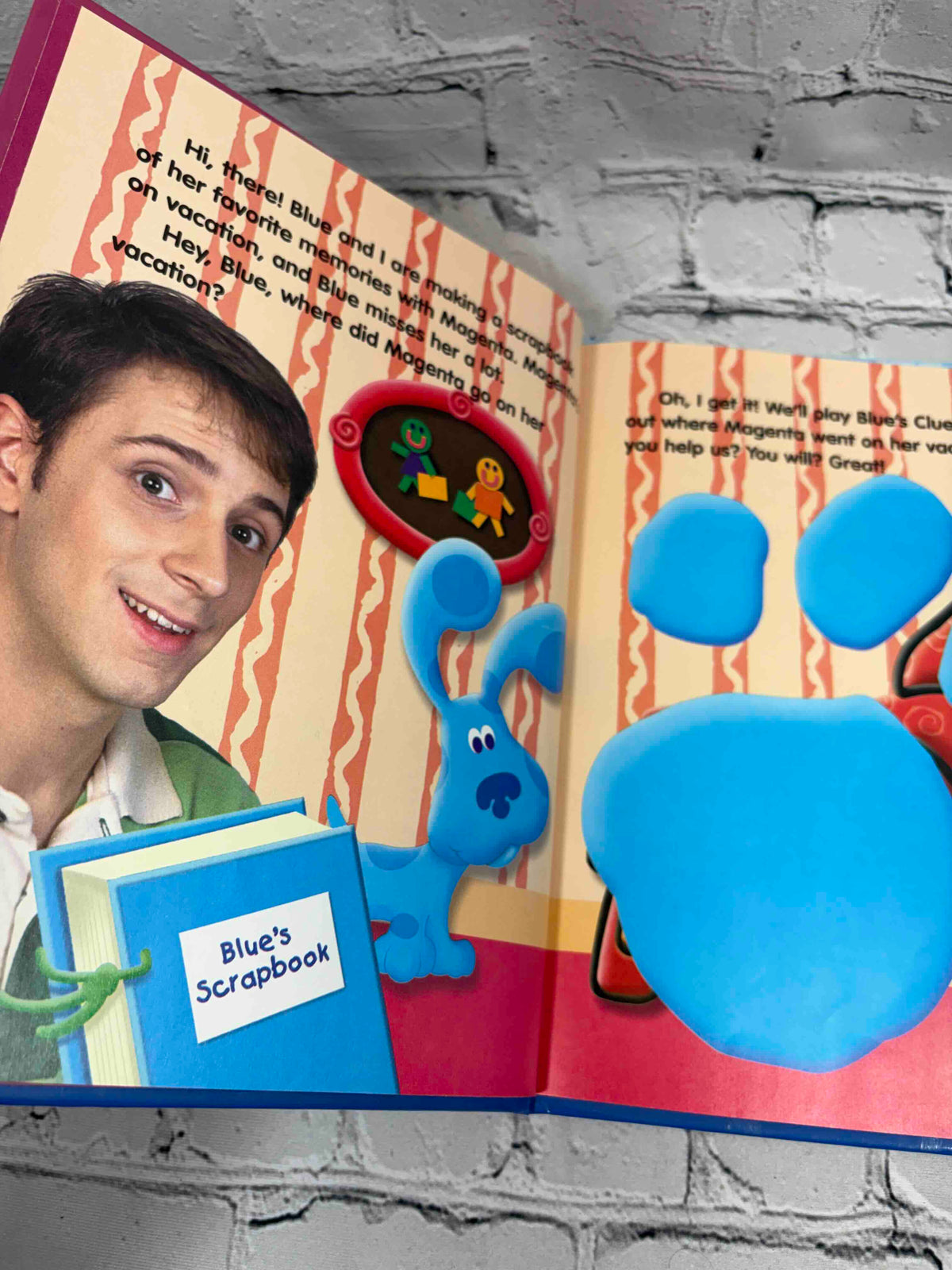 Where Is Magenta?, Blue's Clues Discovery Series Book 3 hardcover - interior page