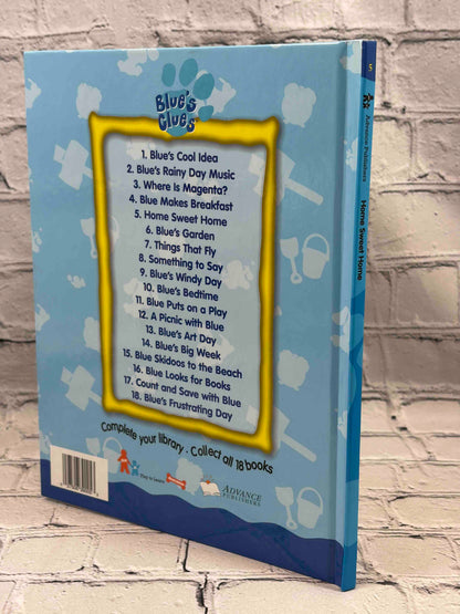 Home Sweet Home, Blue's Clues Discovery Series Book 5 hardcover - rear cover and spine