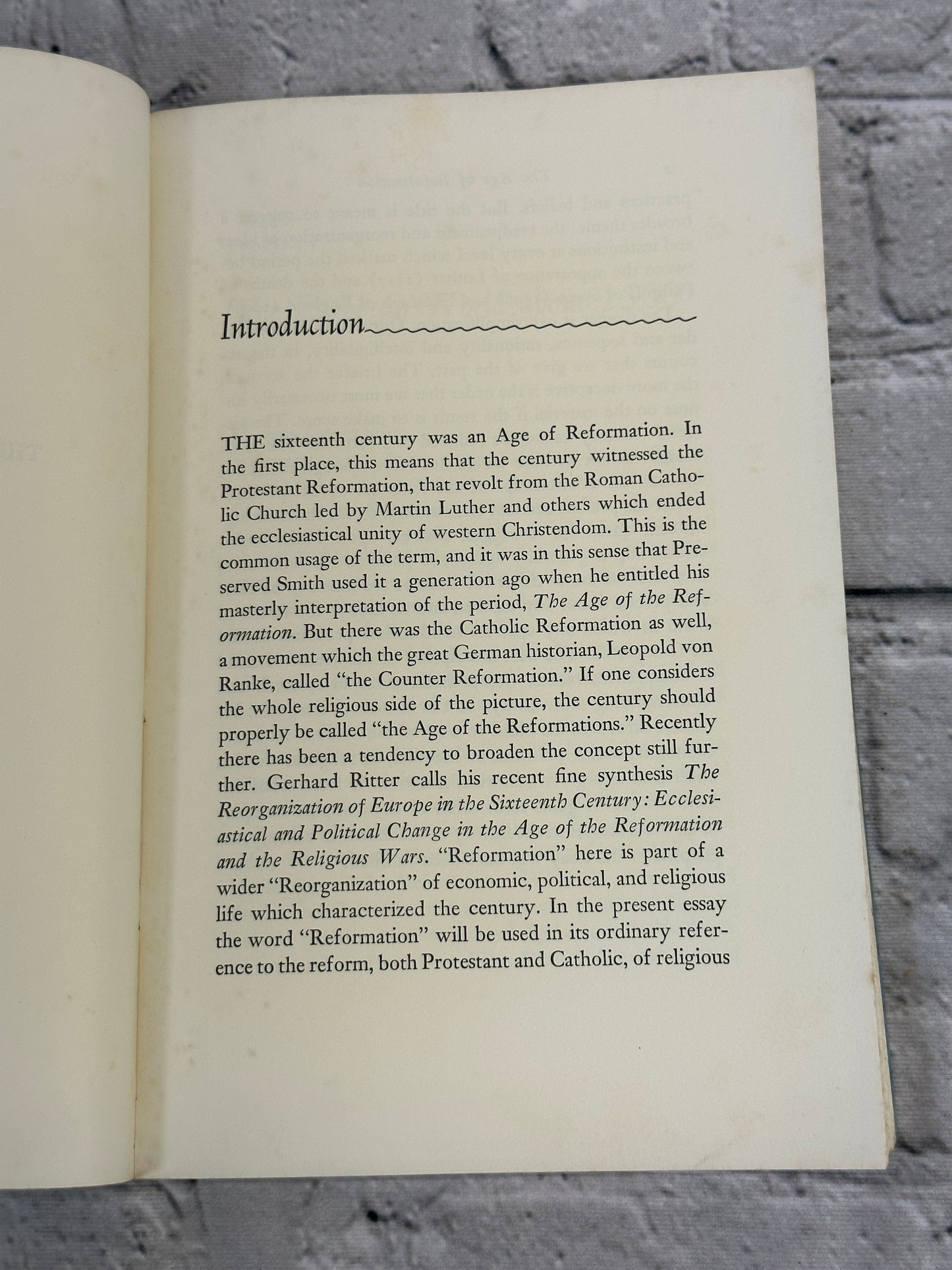 The Age of Reformation by Harbison, E. Harris [1962 · Seventh Printing]