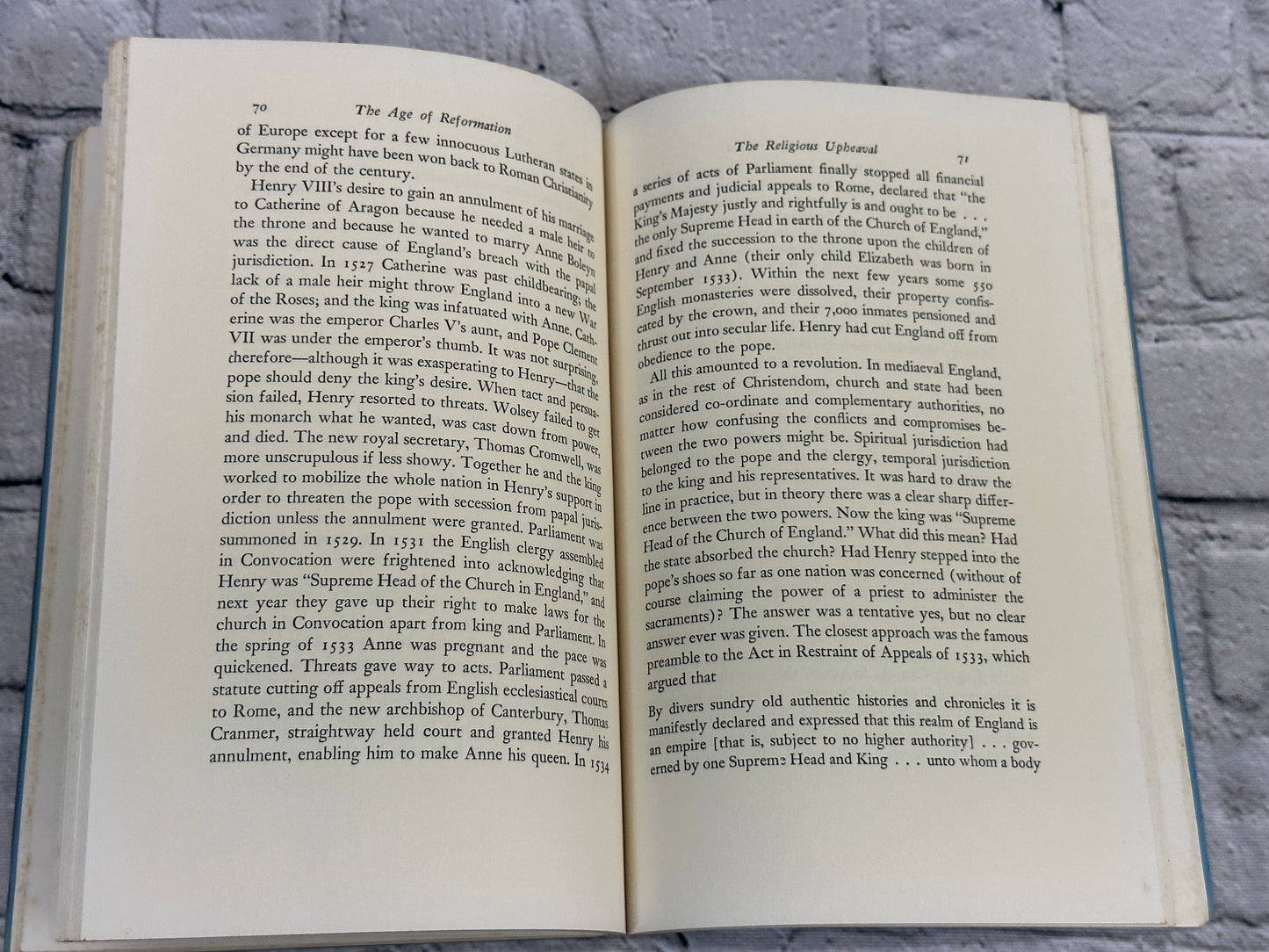 The Age of Reformation by Harbison, E. Harris [1962 · Seventh Printing]