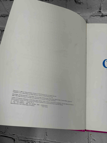 A Tale from the Care Bears lot of 9 hardcovers, Parker Brothers 1983-1984 - Caring is What Counts copyright page