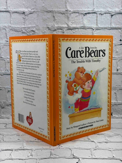 A Tale from the Care Bears lot of 9 hardcovers, Parker Brothers 1983-1984 - The Trouble With Timothy covers