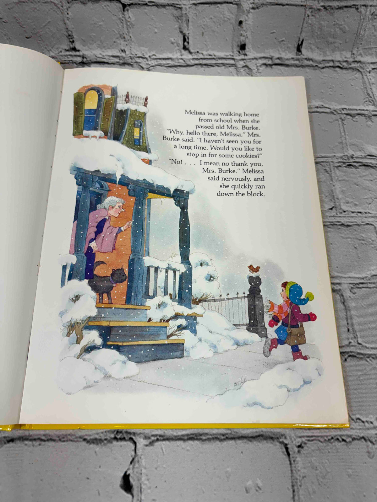A Tale from the Care Bears lot of 9 hardcovers, Parker Brothers 1983-1984 - The Witch Down the Street interior illustration