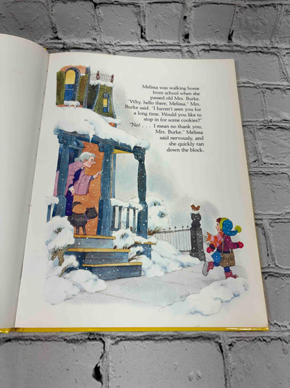 A Tale from the Care Bears lot of 9 hardcovers, Parker Brothers 1983-1984 - The Witch Down the Street interior illustration