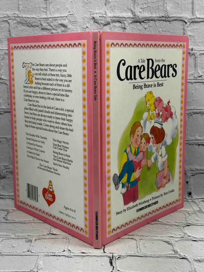 A Tale from the Care Bears lot of 9 hardcovers, Parker Brothers 1983-1984 - Being Brave is Best covers