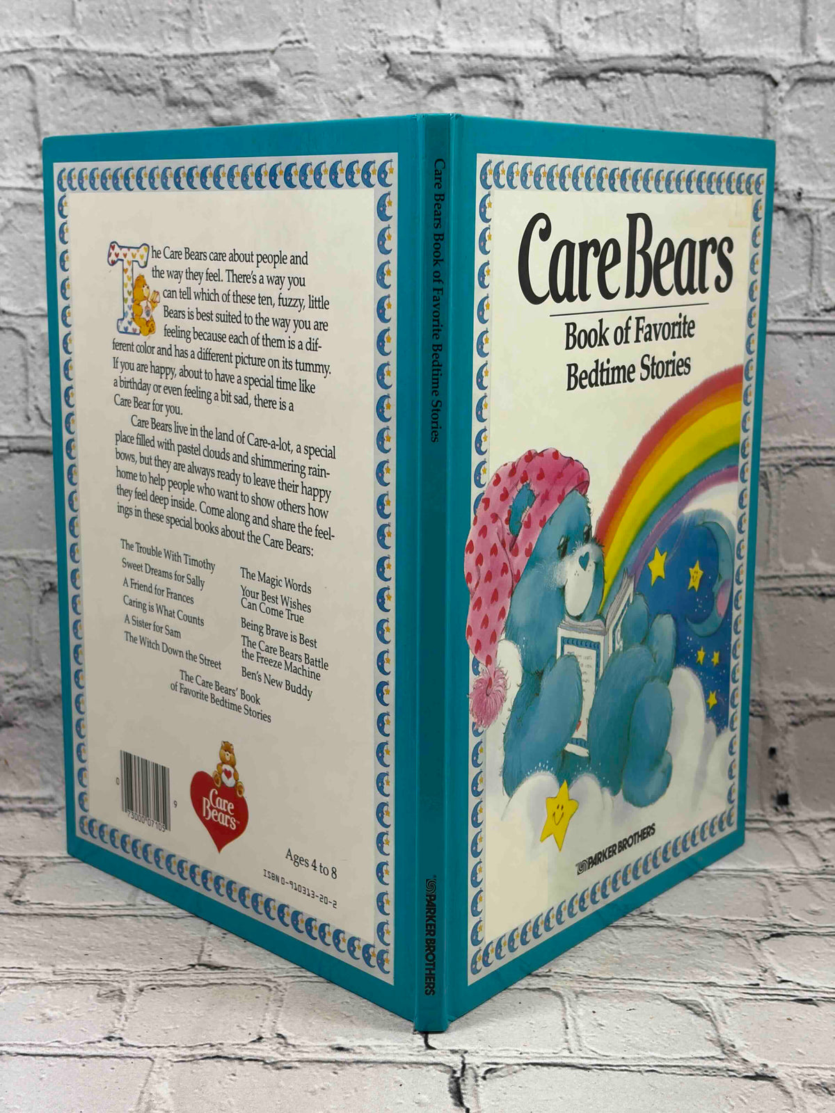 A Tale from the Care Bears lot of 9 hardcovers, Parker Brothers 1983-1984 - Care Bears Book of Favorite Bedtime Stories covers