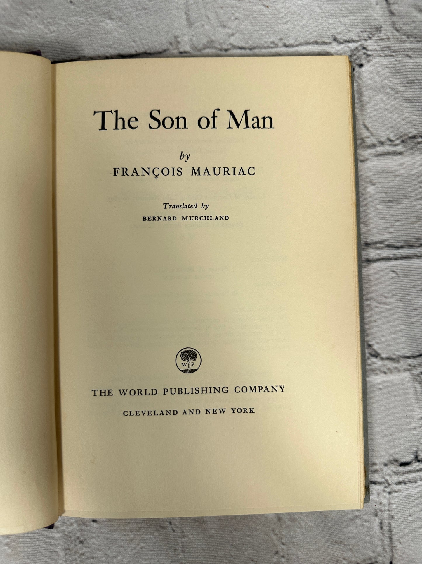 The Son of Man by Francois Mauriac [1958]