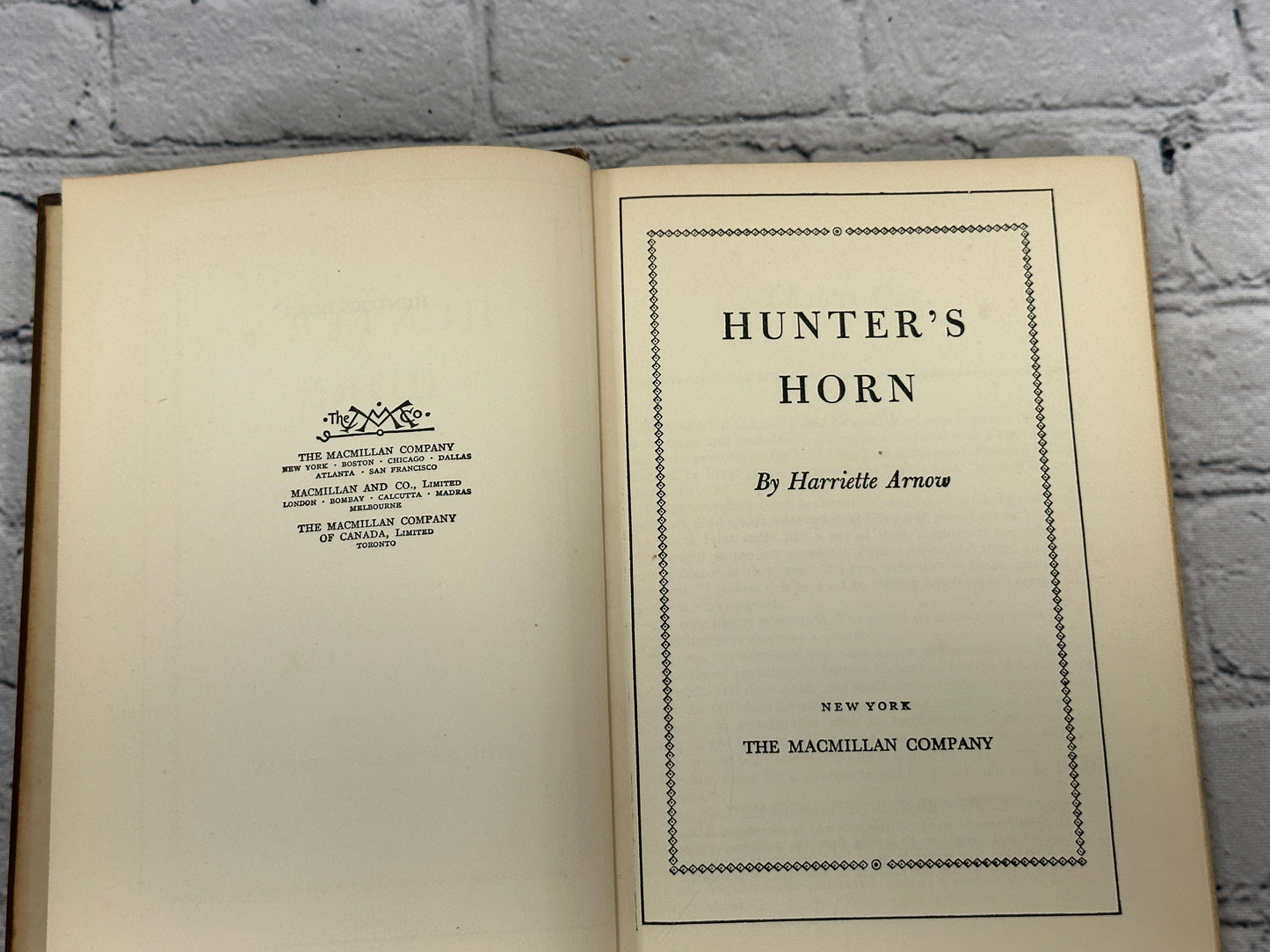 Hunter's Horn by Harriette Arnow [1949]