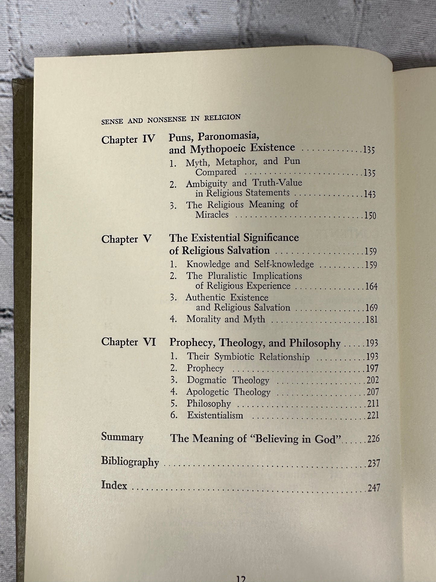 Sense and Nonsense in Religion:An Essay on the Language and Phenomenology [1969]