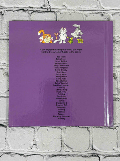 A Children's Book About Throwing Tantrums by Joy Berry, Help Me Be Good series - back cover