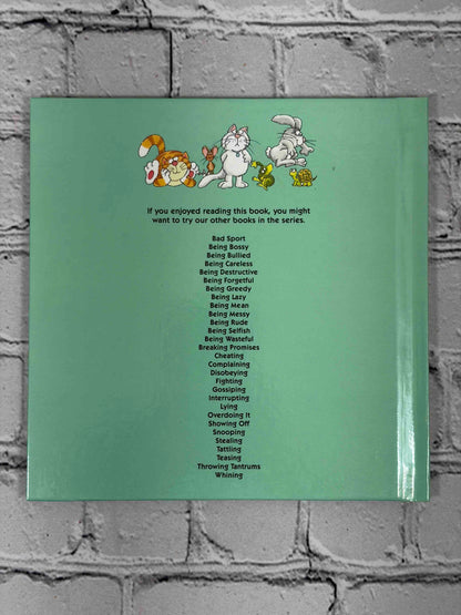 A Children's Book About Being Bossy by Joy Berry, 1988 - back cover