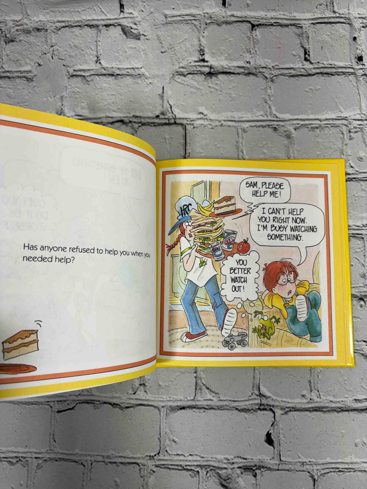 A Children's Book About Being Lazy by Joy Berry, 1988 Grolier - interior illustration