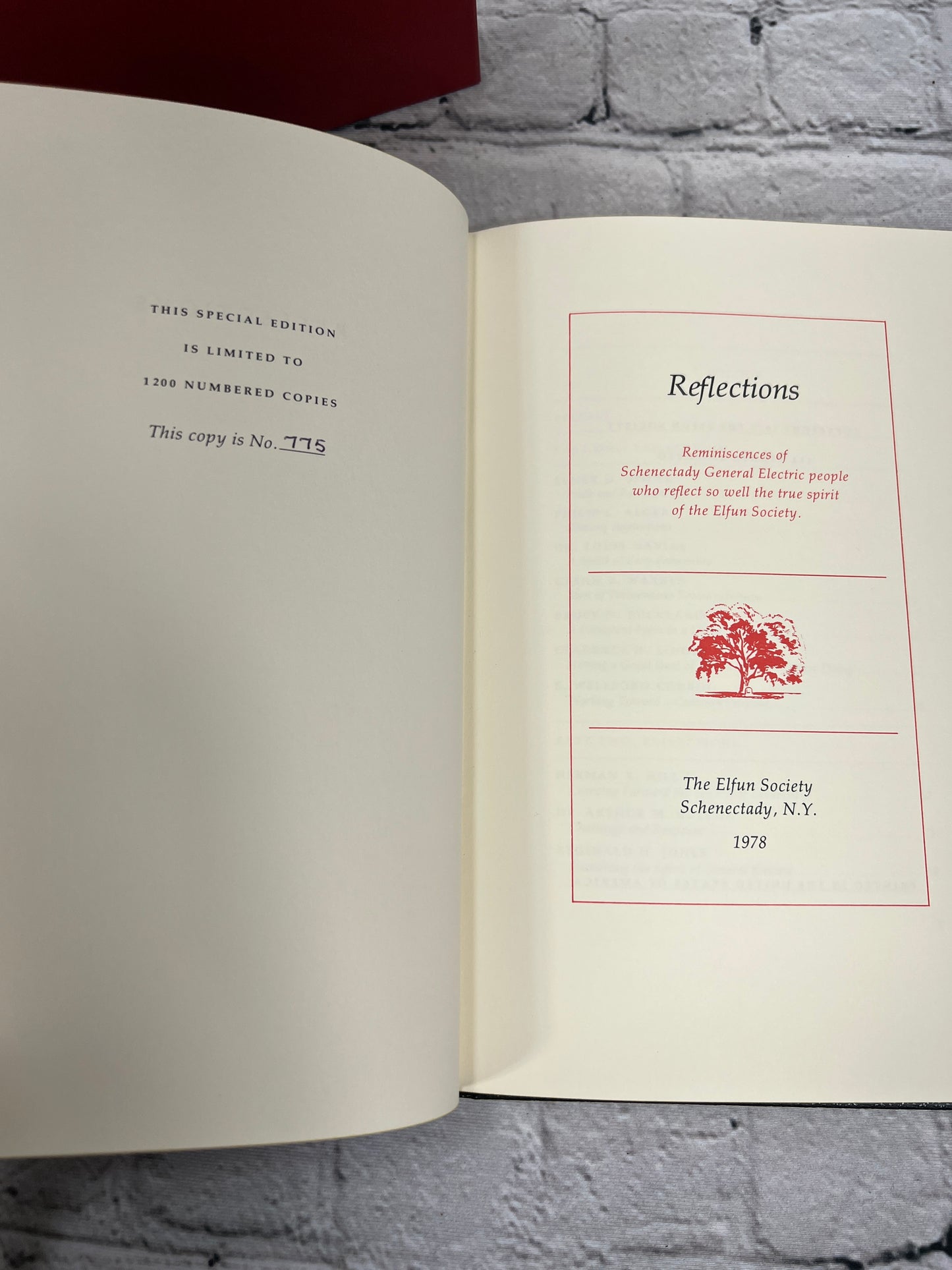 Reflections 1928-1978 Reminiscences General Electric [1st Ed. · 1978 · No. 775]