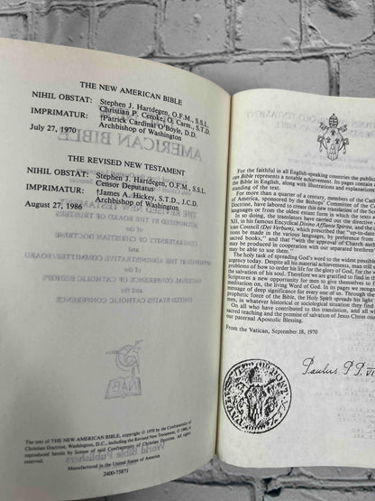 The New American Bible For Catholics (2403 · Red Letter Edition)