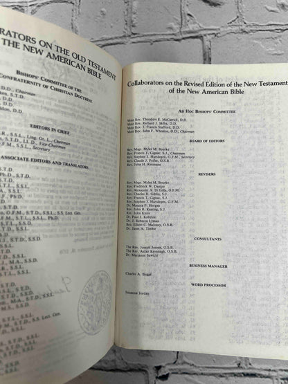 The New American Bible For Catholics (2403 · Red Letter Edition)