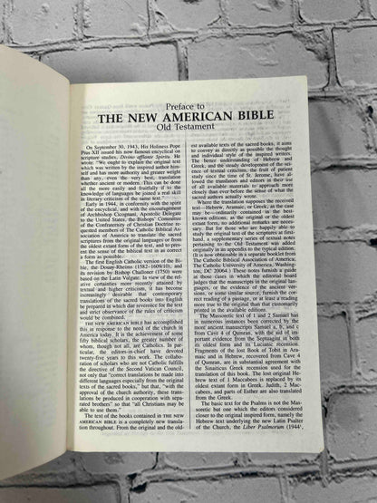 The New American Bible For Catholics (2403 · Red Letter Edition)