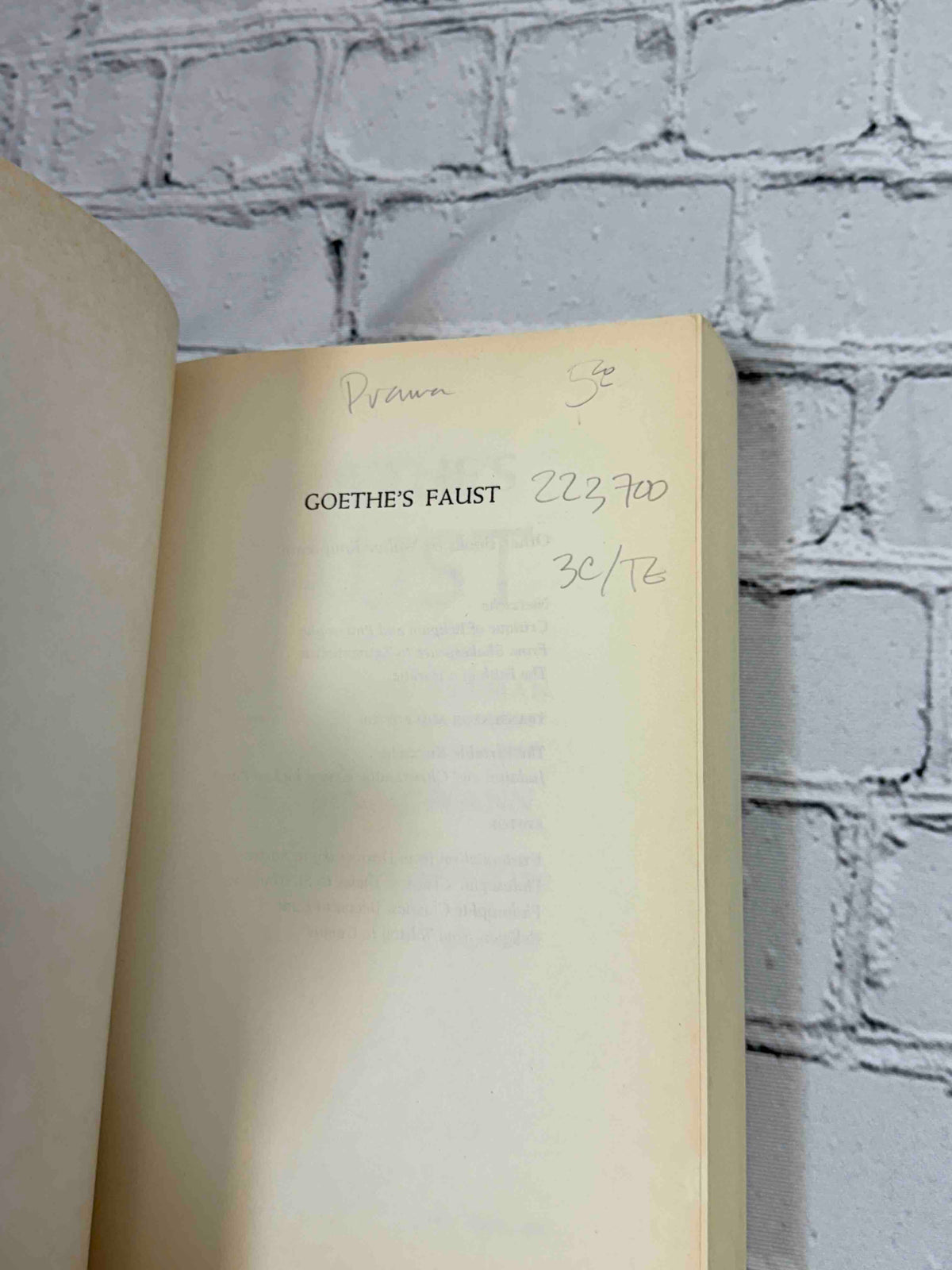 Goethe's Faust