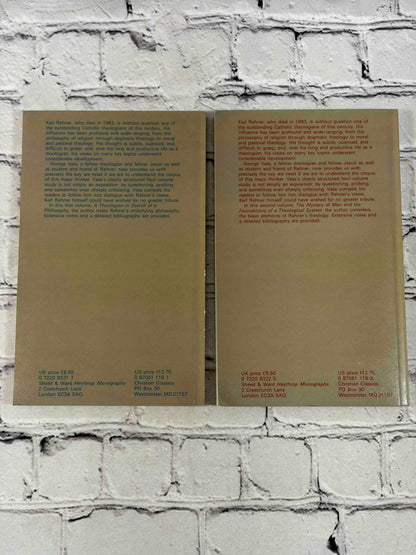 Understanding Karl Rahner (Volume 1 & 2)