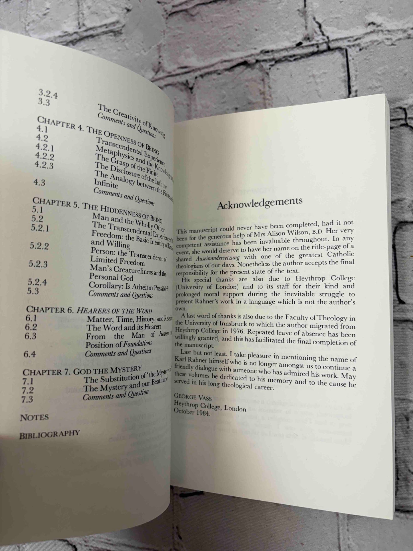 Understanding Karl Rahner (Volume 1 & 2)