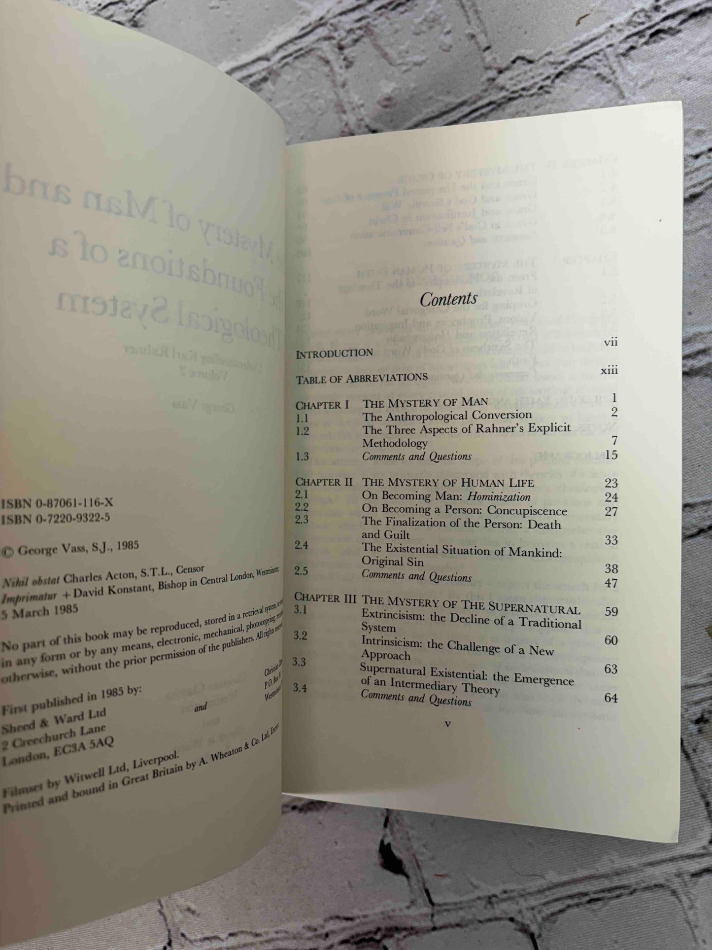 Understanding Karl Rahner (Volume 1 & 2)