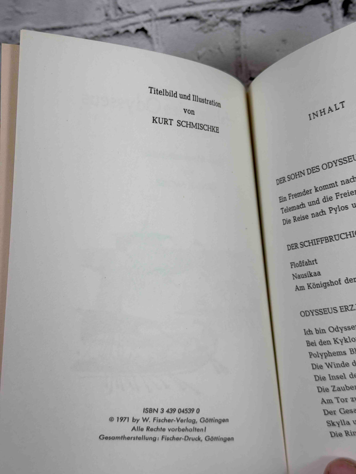Die Irrfahrten des Odysseus (The wanderings of Odysseus)