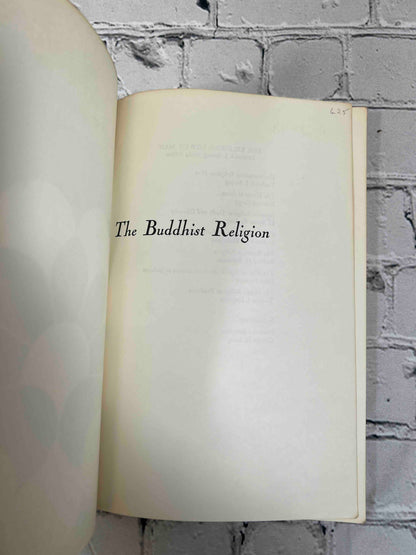 The Buddhist Religion: A Historical Introduction