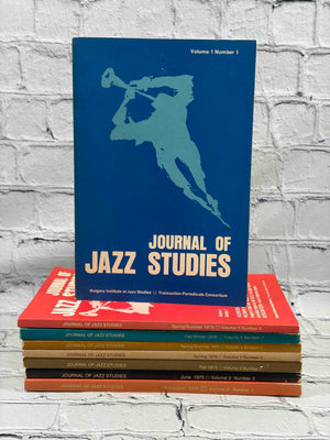 Journal of Jazz Studies Lot of 8 Issues (1973-1979) incl. Volume 1 Number 1
