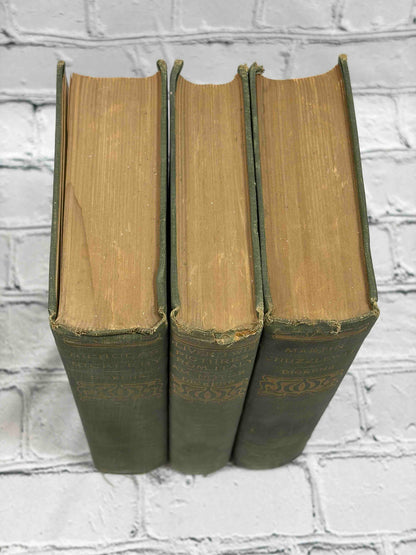 Charles Dickens 3 volume lot, Trade Publishing Company - top page edges