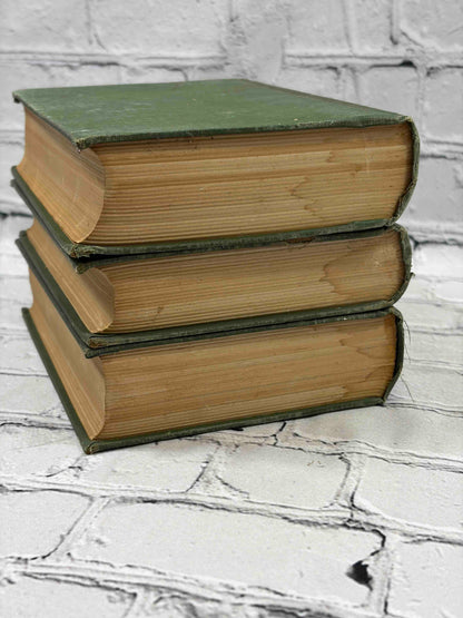 Charles Dickens 3 volume lot, Trade Publishing Company - stacked volumes, fore edges