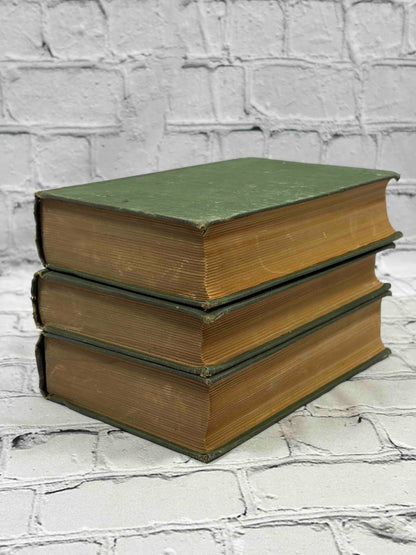 Charles Dickens 3 volume lot, Trade Publishing Company - stacked volumes, side view