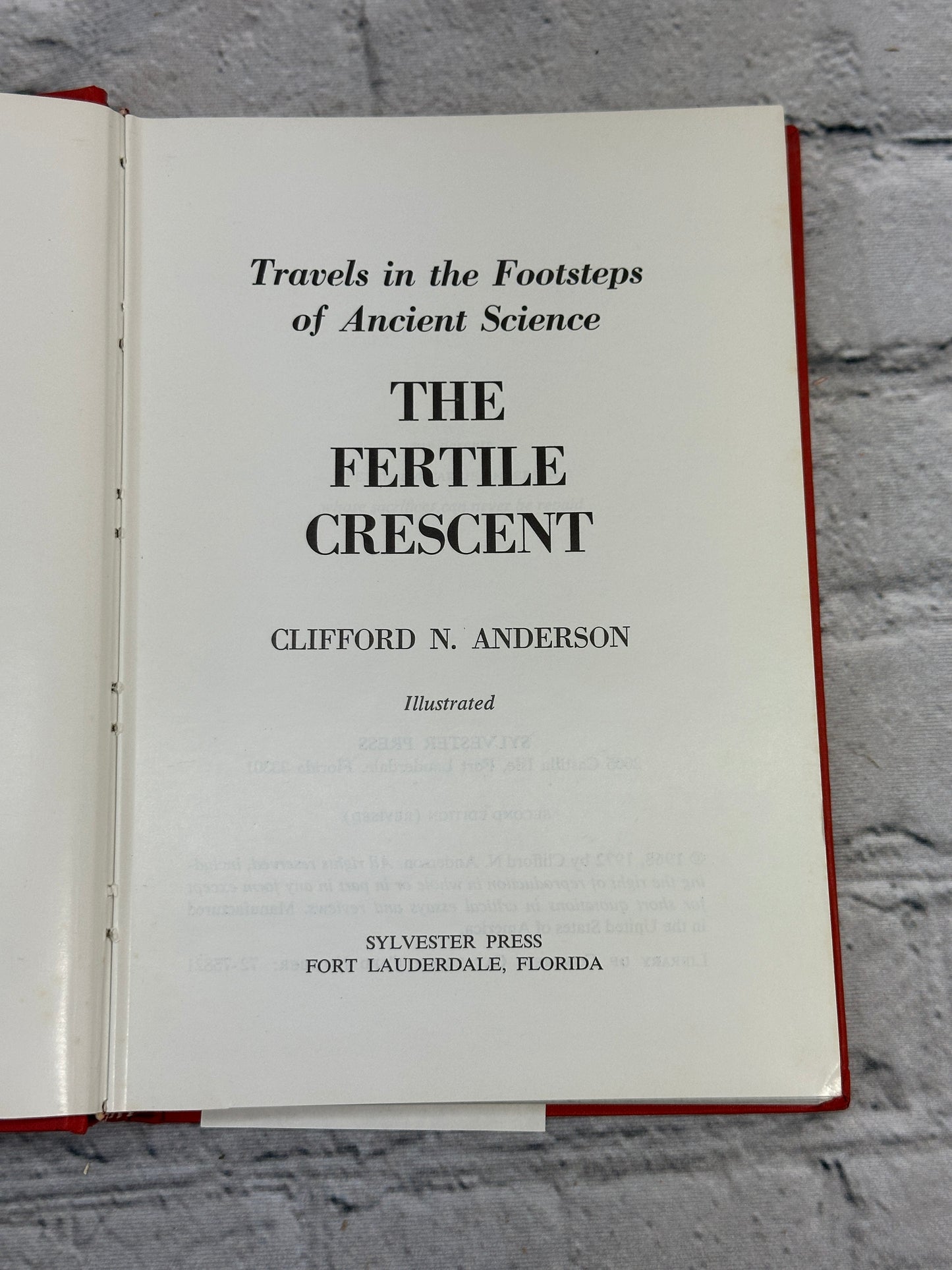 The Fertile Crescent By Clifford Anderson [1972 · Second Edition]