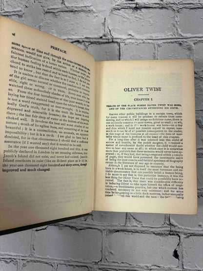 Charles Dickens 3 volume lot, Trade Publishing Company - Oliver Twist chapter 1