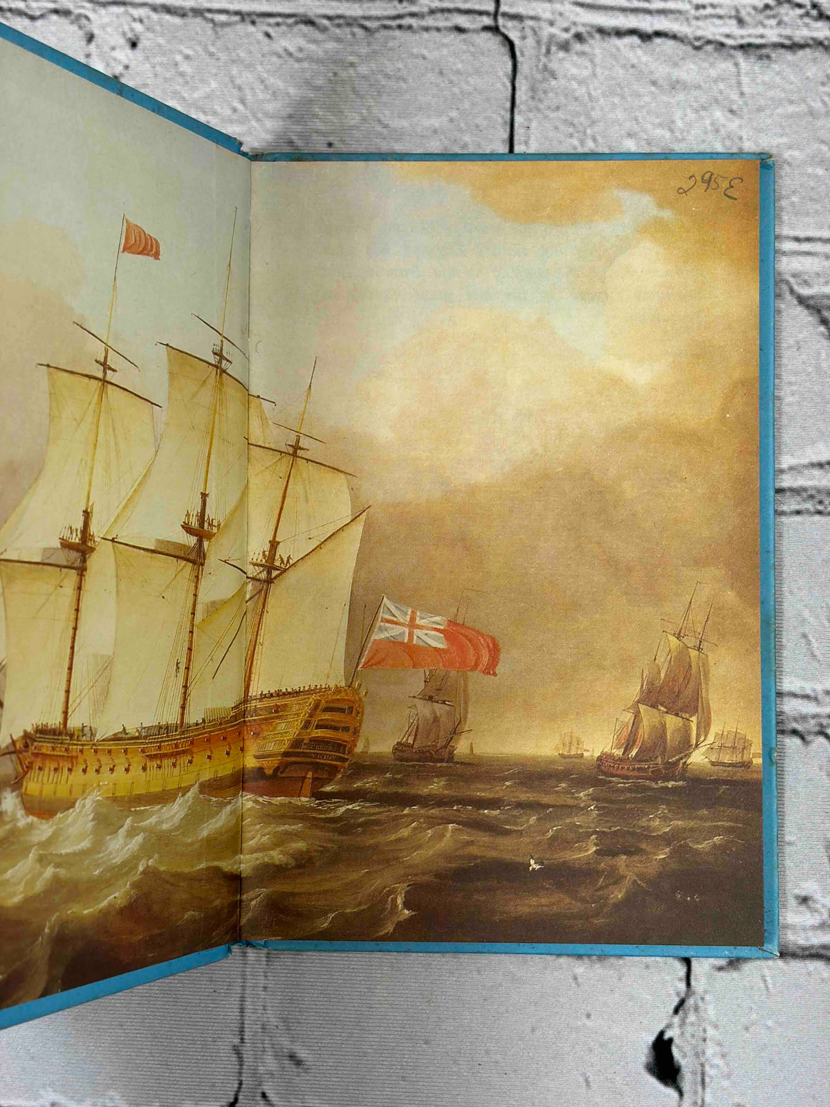 Lot of 8 vintage Ladybird books - Nelson endpaper painting with pencil price
