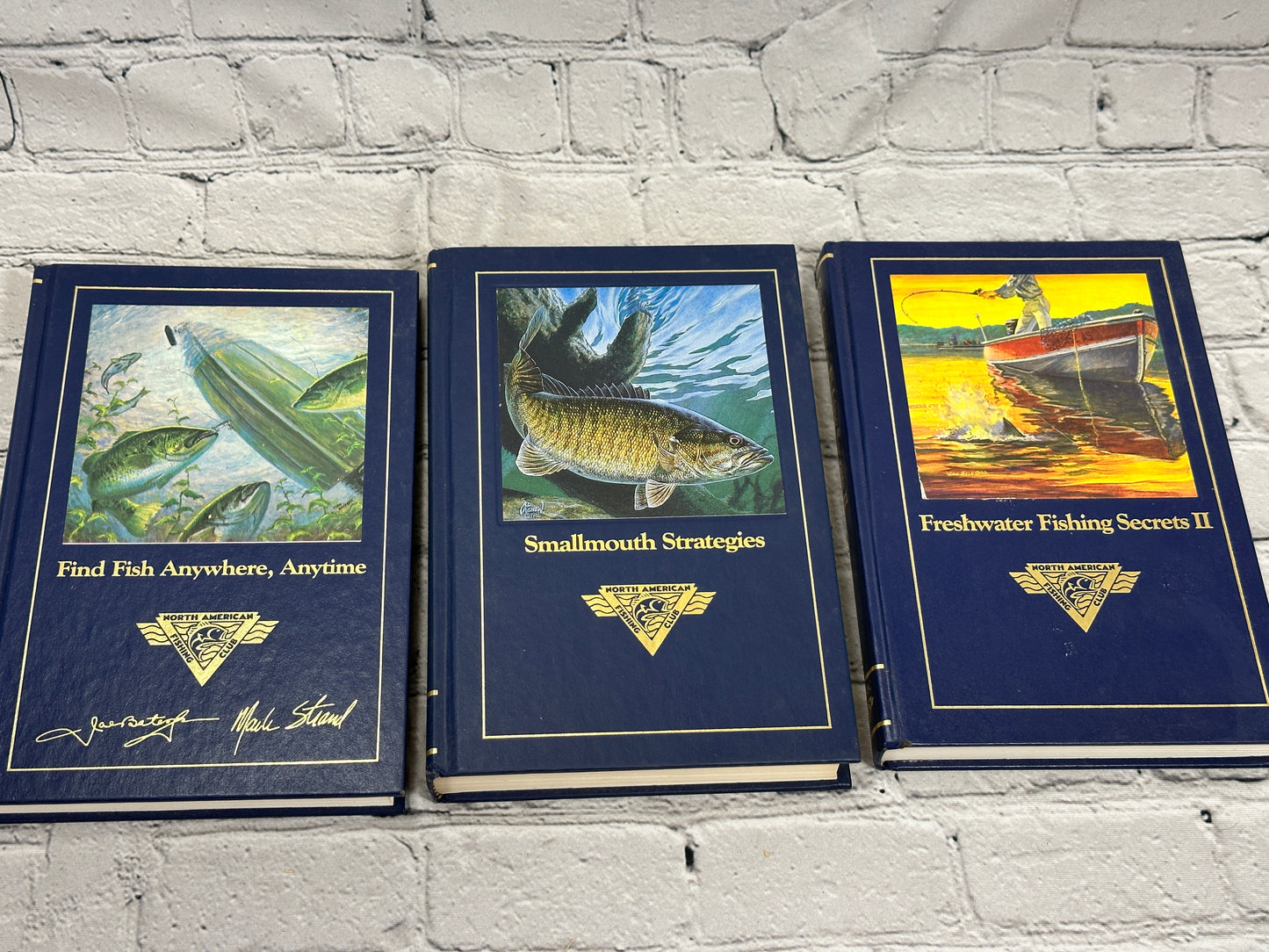 Lot of 7 NAFC North American Fishing Club Fishing Secrets Books [1990s]