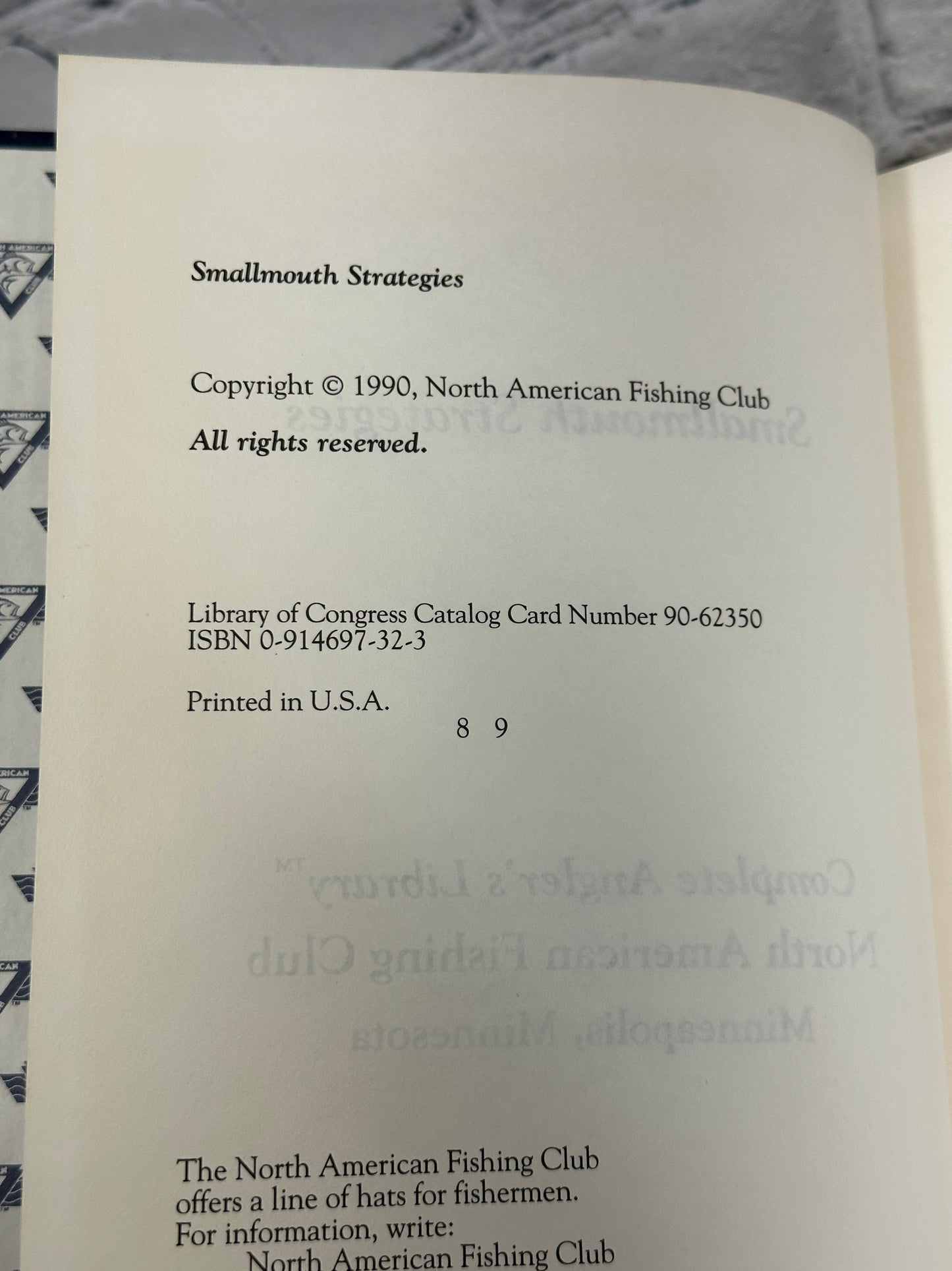 Lot of 7 NAFC North American Fishing Club Fishing Secrets Books [1990s]