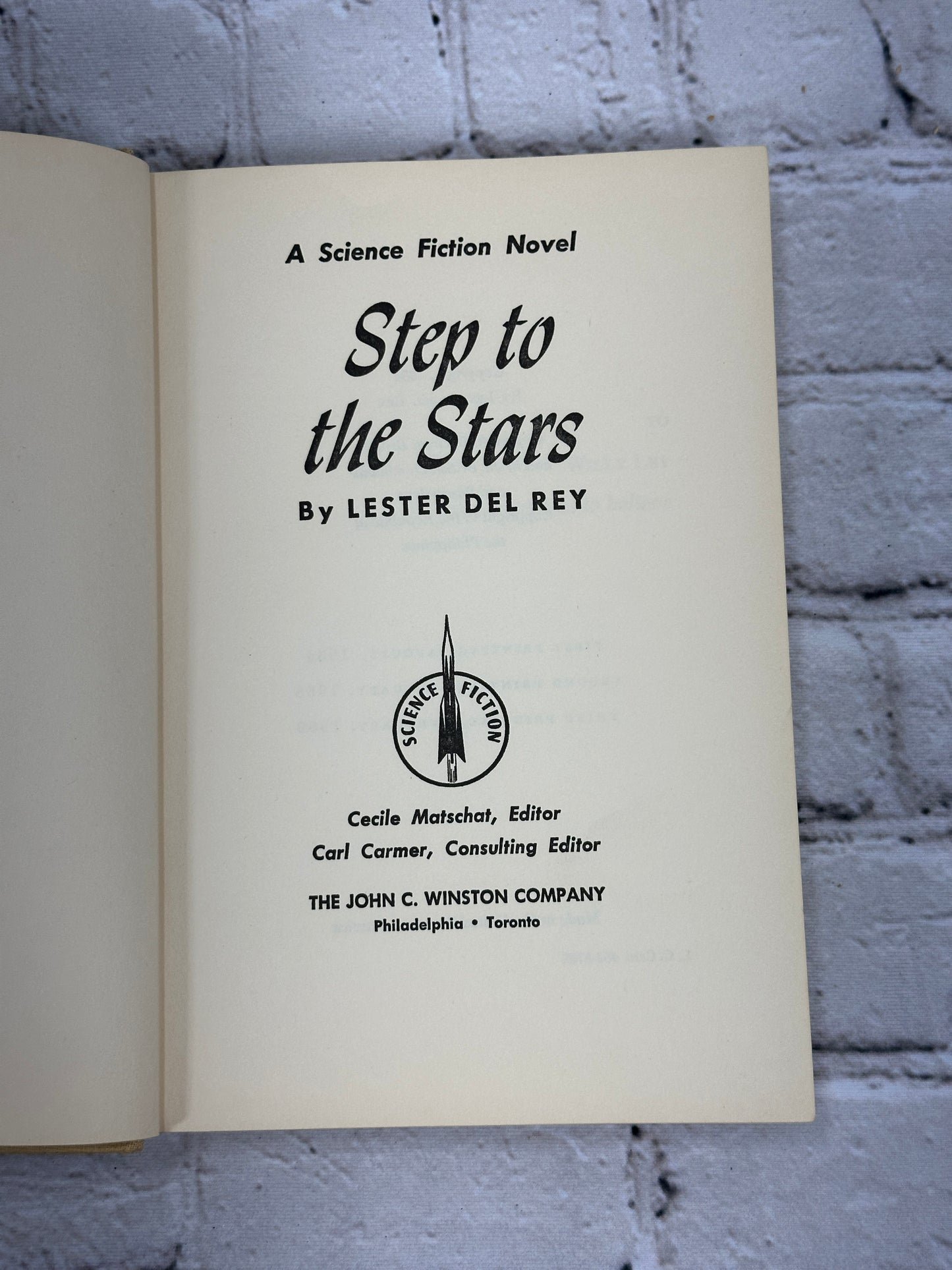 Step to the Stars by Lester Del Rey [Third Print · 1959]