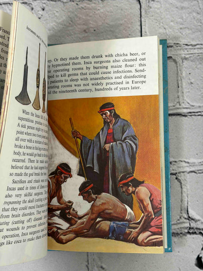 Lot of 8 vintage Ladybird books - The Incas illustrated page