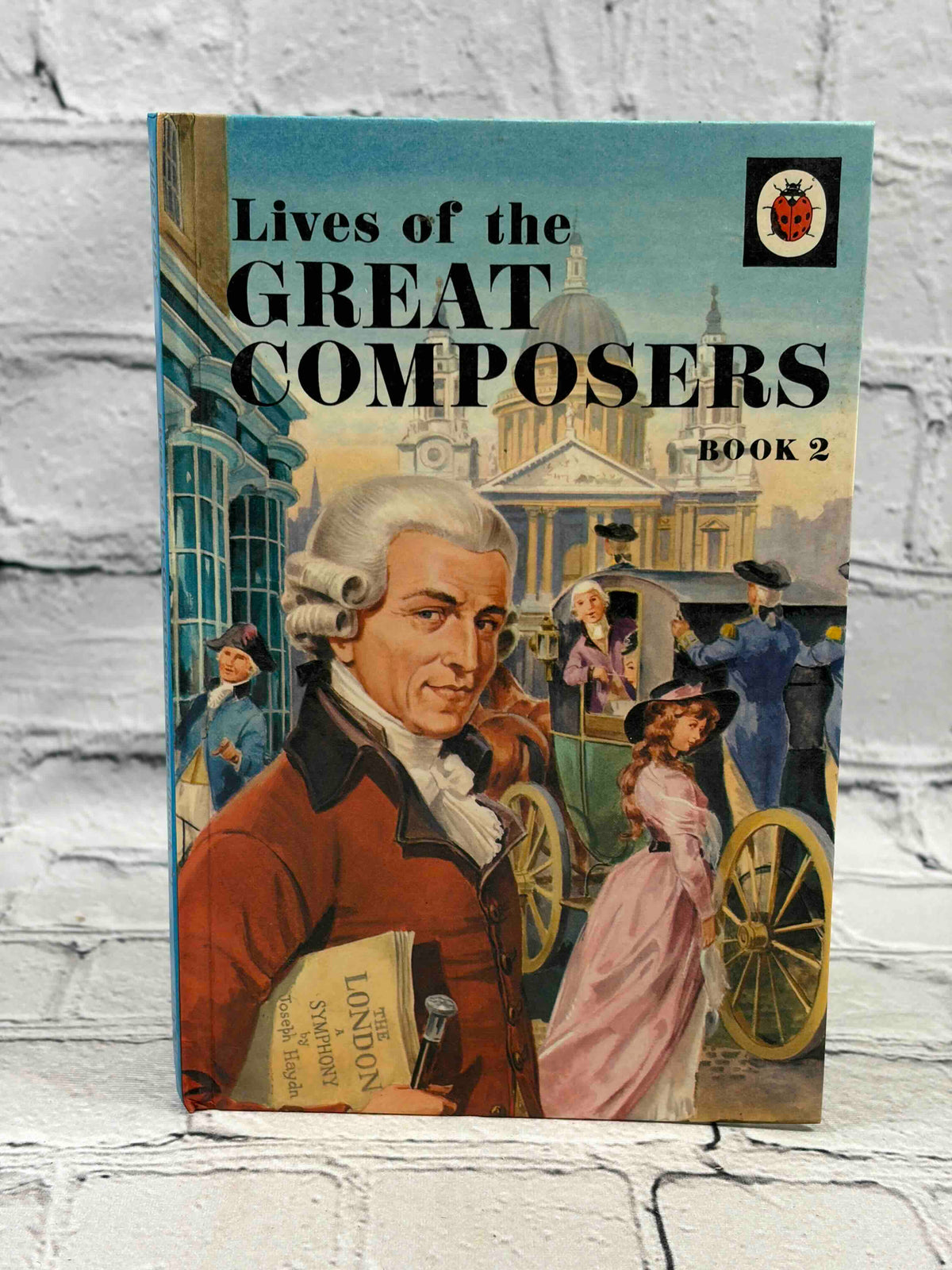 Lives of the Great Composers Book 2 by Ian Woodward, Ladybird hardcover - front cover