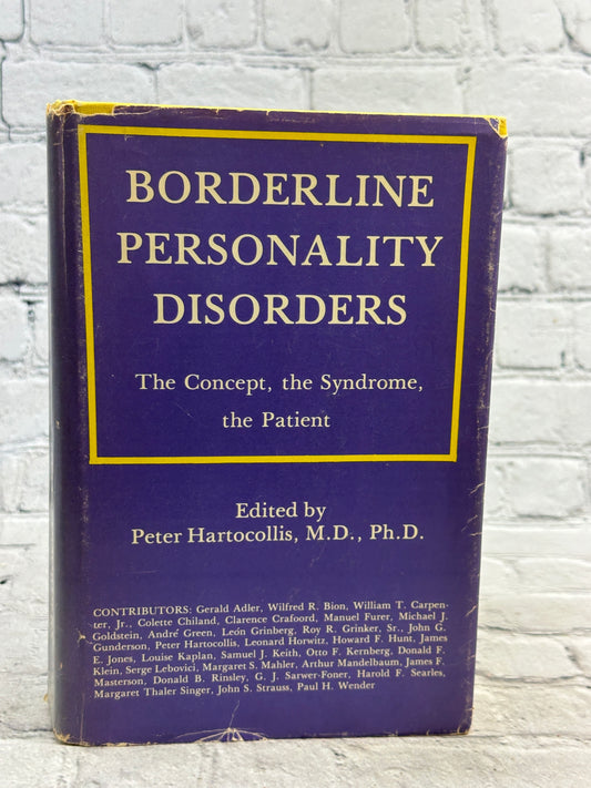 Borderline Personality Disorders: The Concept..By Peter Hartocollis [1977]