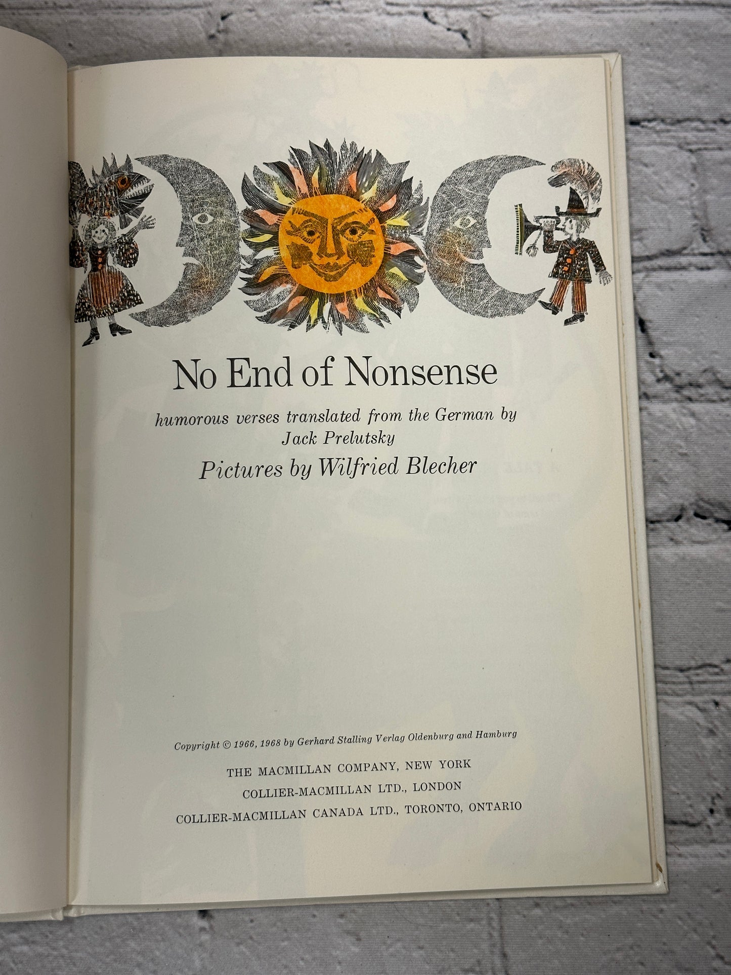 No End Of Nonsense translated by Jack Prelutsky [1968]