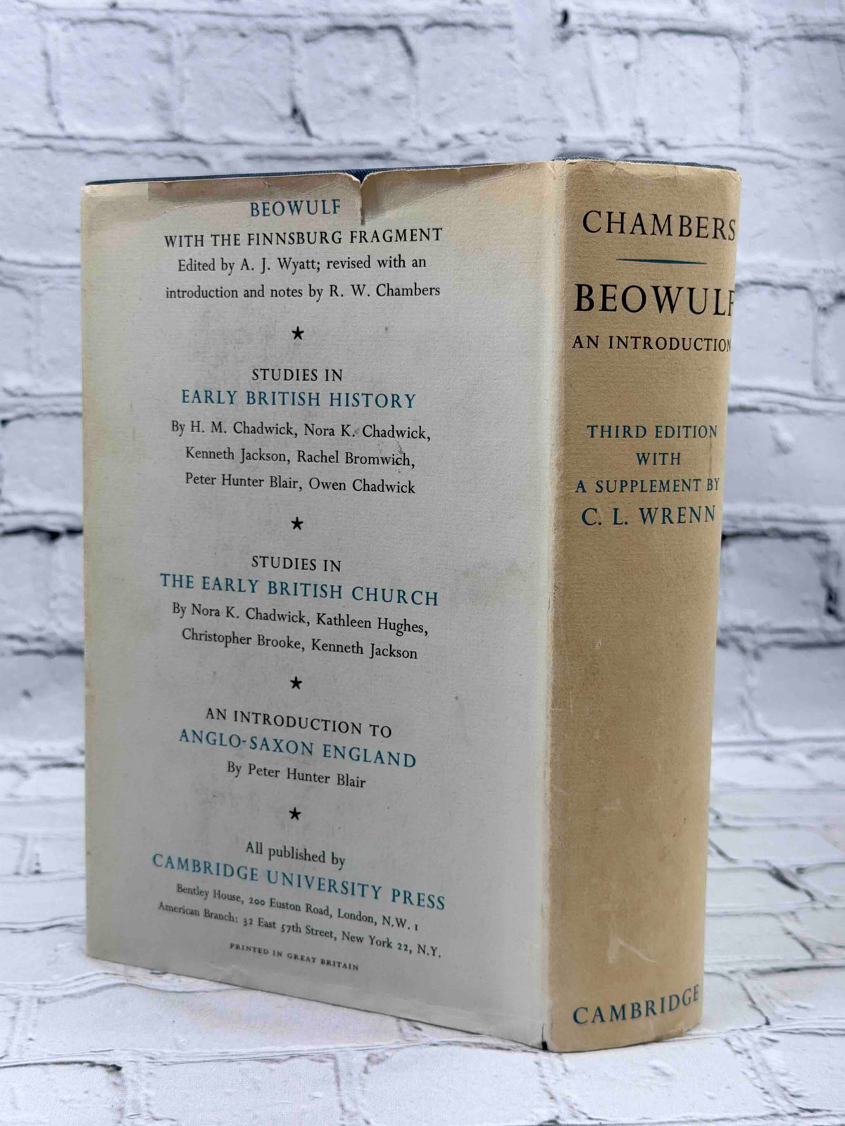 Beowulf An Introduction to the Study of the Poem