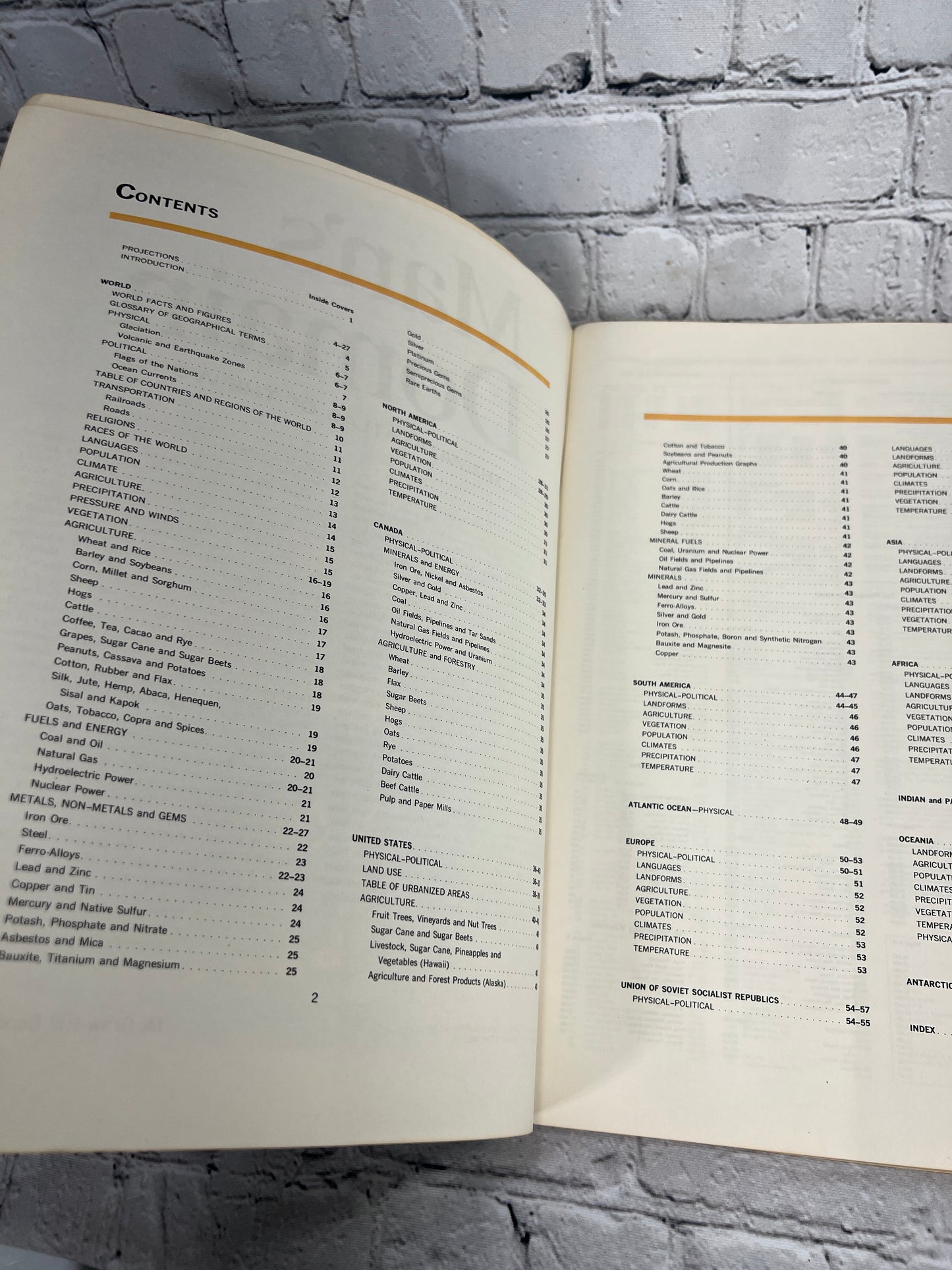 Map Man's Domain:  A Thematic Atlas of the World [General Drafting Co. · 1968]