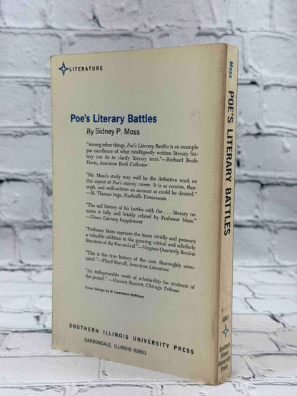 Poe's Literary Battles: The Critic in the Context of His Literary Milieu