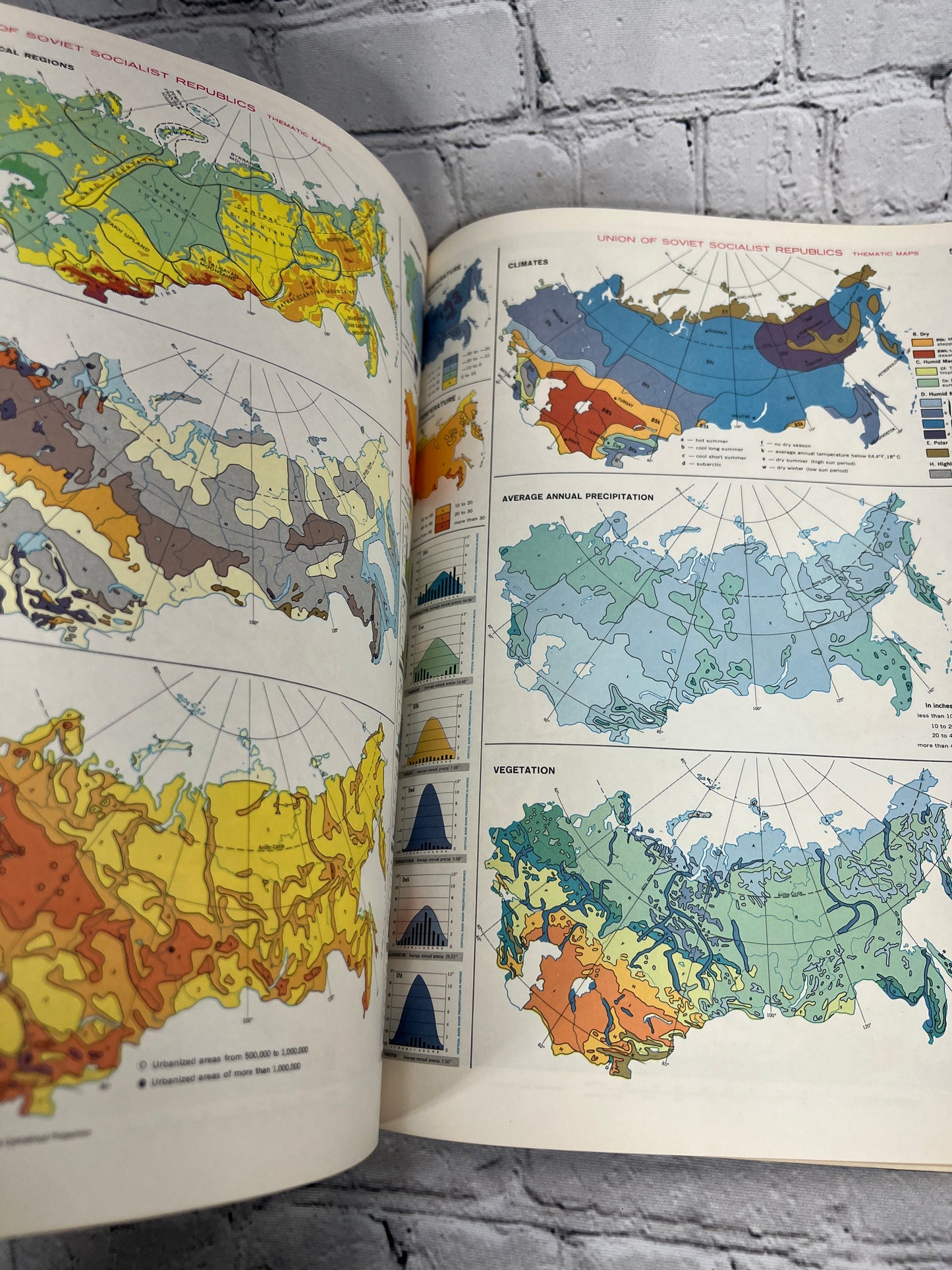 Map Man's Domain:  A Thematic Atlas of the World [General Drafting Co. · 1968]